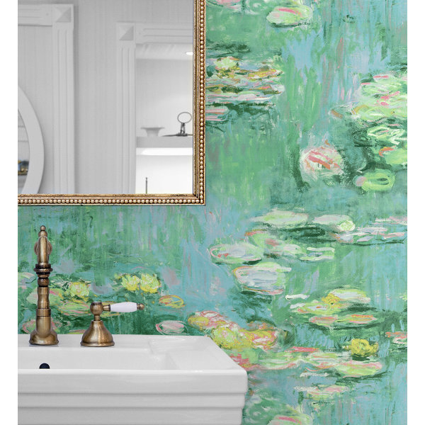 Lark Manor Rouleau de papier peint adhésif L 18 pi x l 20,5 po Amiina